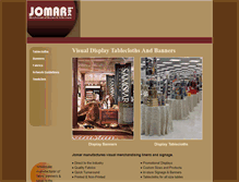 Tablet Screenshot of jomarvisualdisplay.com